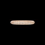 Custom 18kt pink gold knife edge wedding band. Front | Engagement. FRIDA | Fine Jewellery.