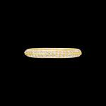 Custom 18kt yellow gold knife edge wedding band. Front | Engagement. FRIDA | Fine Jewellery.