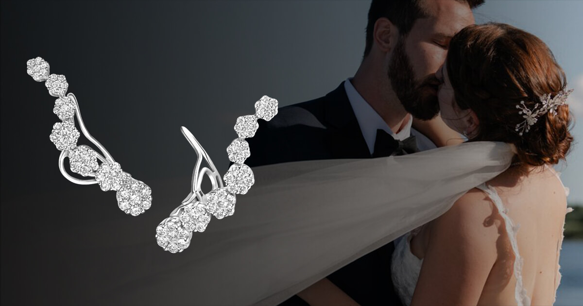 Custom 18kt gold and diamond wedding jewellery. Engagement and wedding. FRIDA | Fine Jewellery.