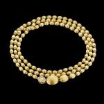 18kt yellow gold large convertible Ivy Nanis statement necklace. Wrapped | Italian Brand. FRIDA | Fine Jewellery