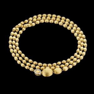 18kt yellow gold large convertible Ivy Nanis statement necklace. Wrapped | Italian Brand. FRIDA | Fine Jewellery