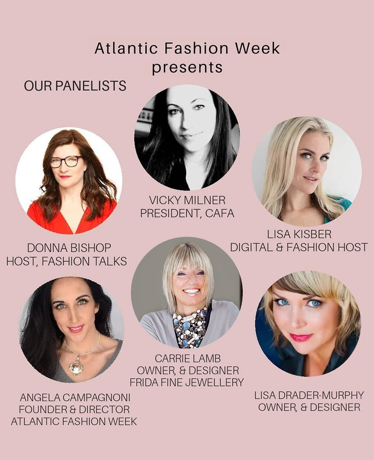 Atlantic Fashion Week Panel Discussion. Carrie Lamb. FRIDA | Fine Jewellery.