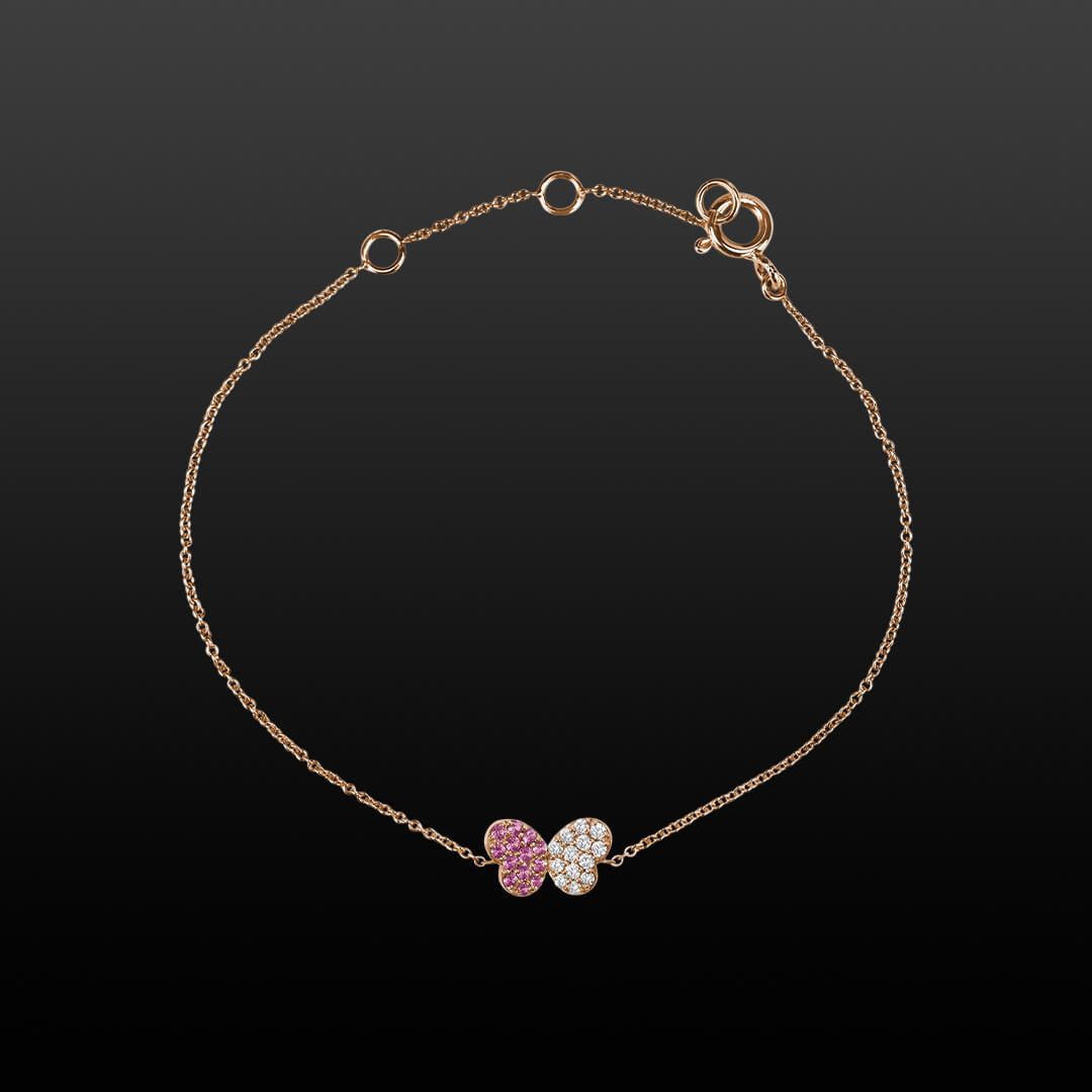 Custom 18kt gold and diamond Little Luxury bracelets. Category bracelets. FRIDA | Fine Jewellery.