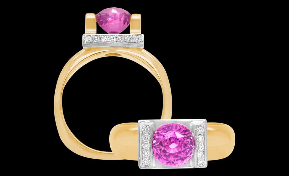 Diamond carat weight samples. GIA.